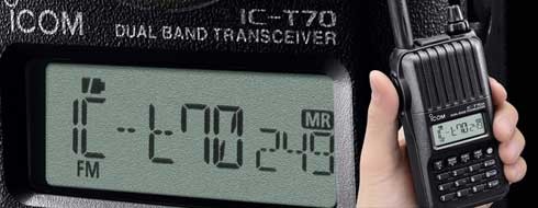 iCOM IC-T70A HD Dual Band FM Transceiver